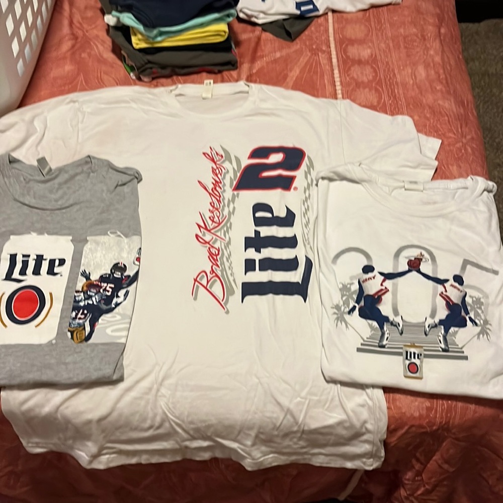 Lot of 3 Sports Beer Shirts!